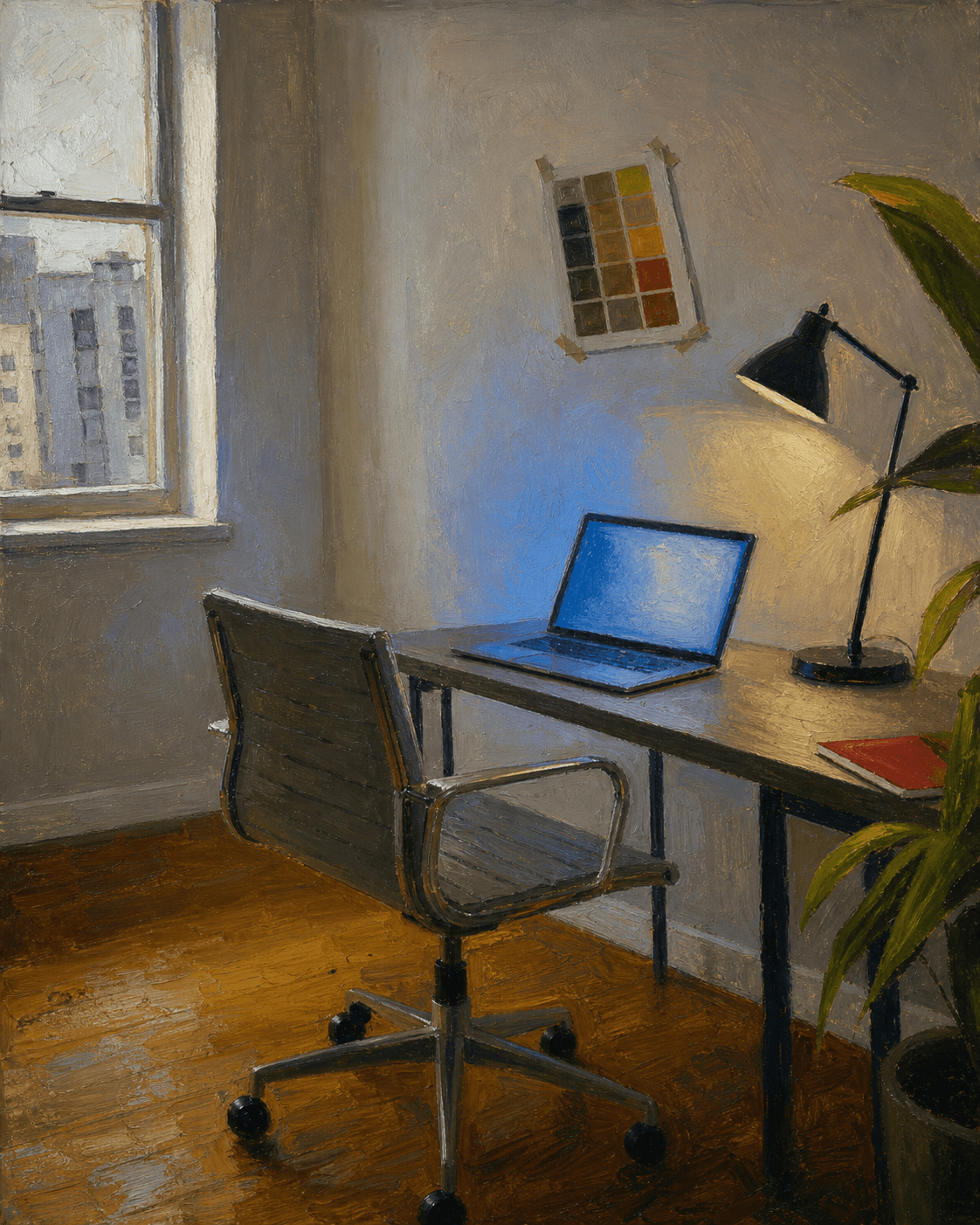 Lamp Test for an Empty Room by Mara Kline