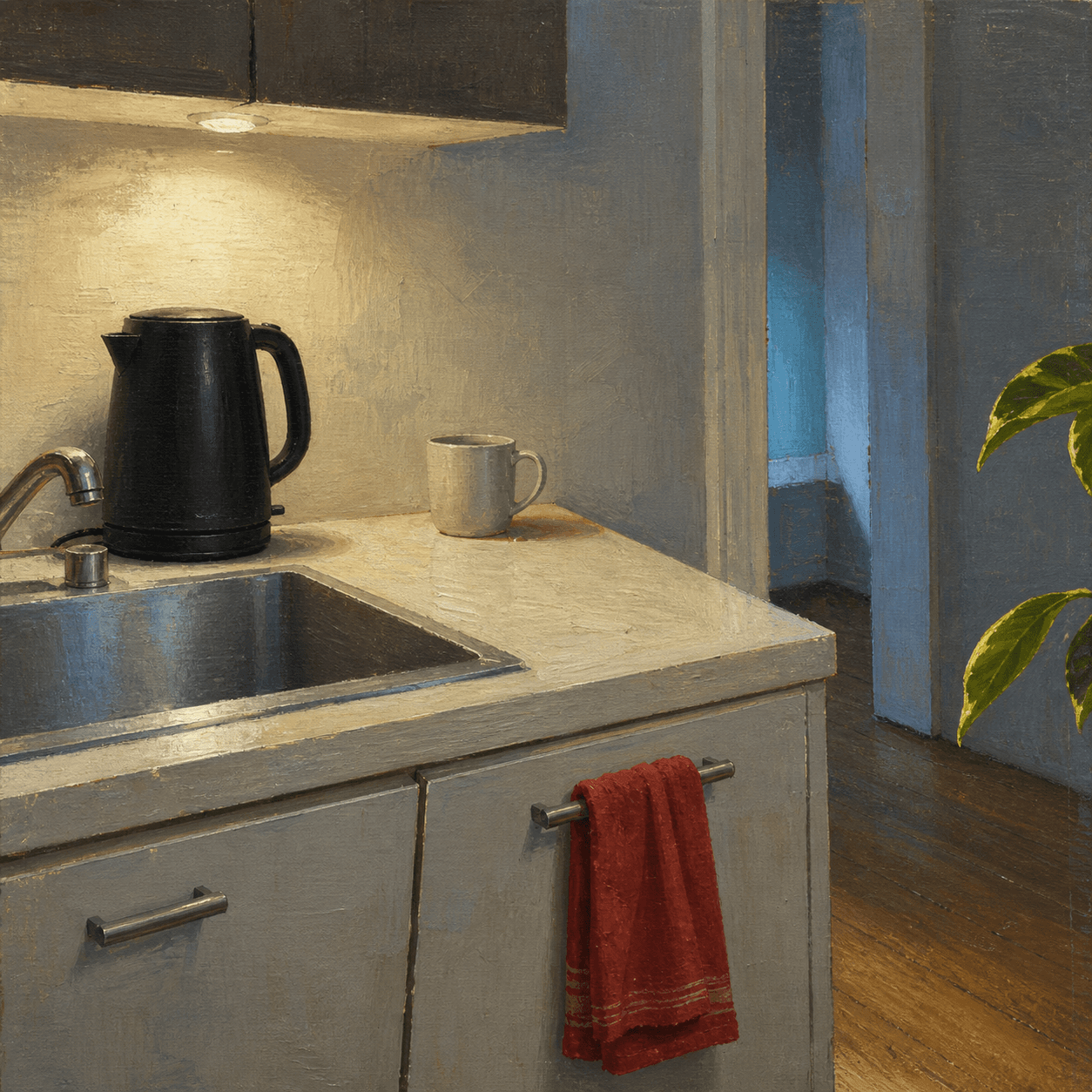 Dish Towel After the Kettle by Mara Kline