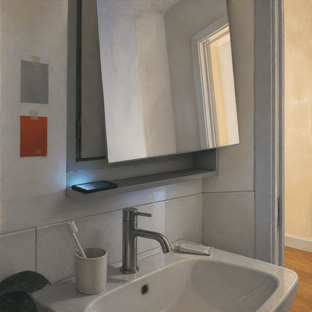 Mirror Cabinet Left at an Angle by Mara Kline