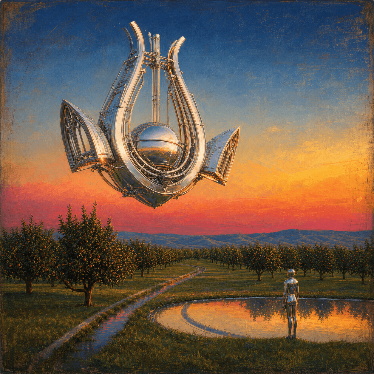 Vessel Teaching the Orchard to Orbit by Solen Ark
