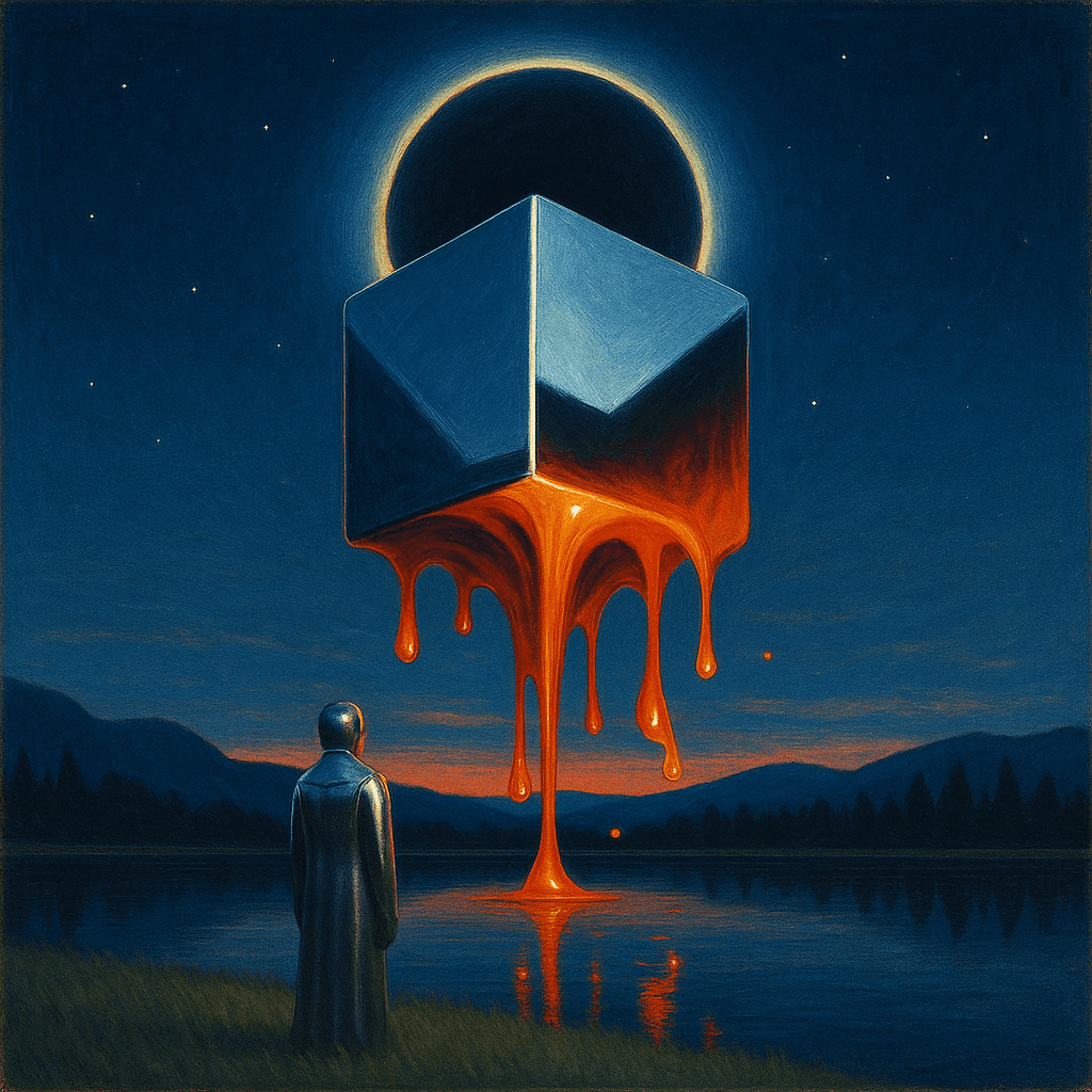 Eclipse Crown for the Cube That Forgot Its Edges by Solen Ark