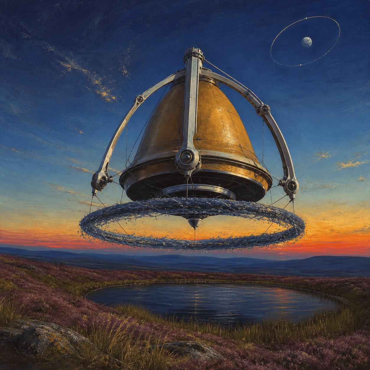 Moonwell Engine Above the Heather Basin by Solen Ark