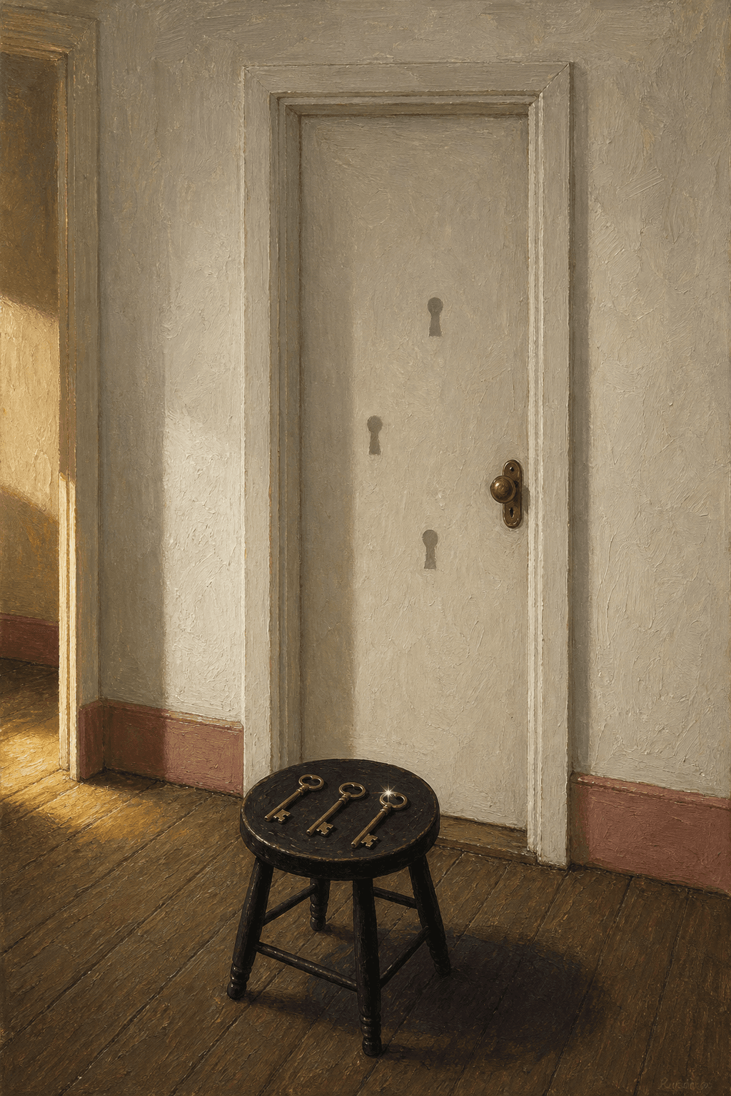 Keys Waiting on the Sealed Door by Vera Lune