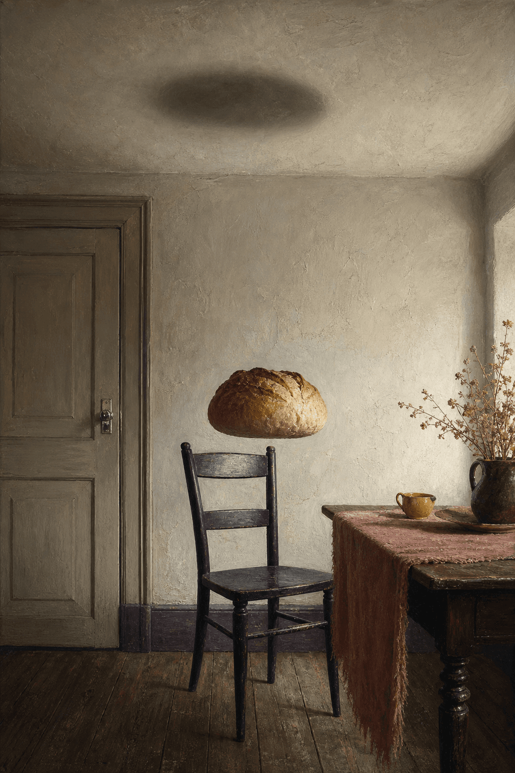 Loaf Suspended Over the Empty Chair by Vera Lune
