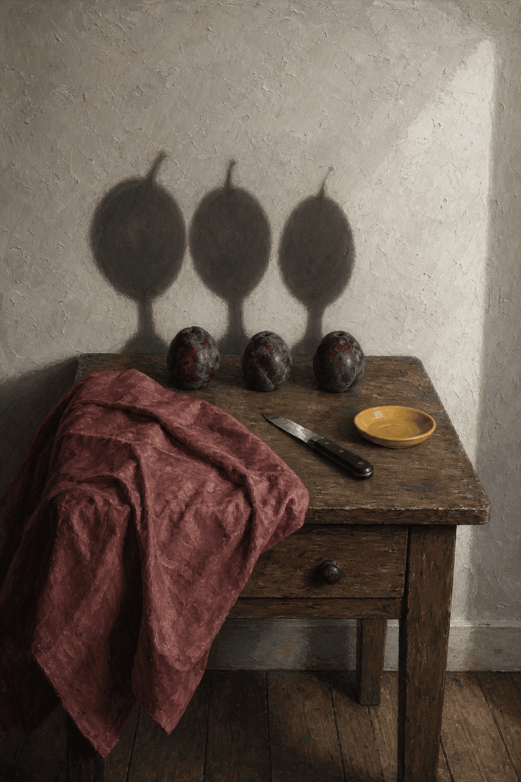 Plums Learning the Ceiling by Vera Lune