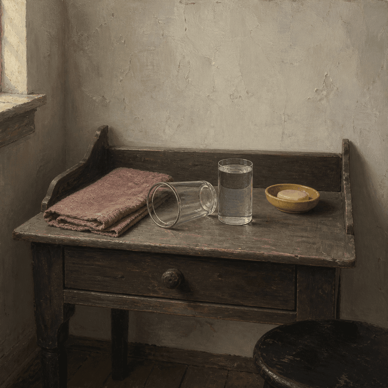 Water Waiting Beside the Glass by Vera Lune